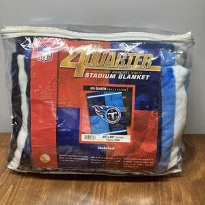 Tennessee Titans BRAND NEW VTG Deadstock Biederlack Stadium Blanket  60”x 80”